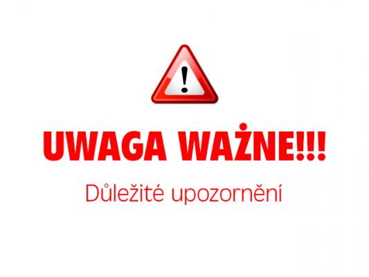 Zmiana cennika od 1.1.2016
